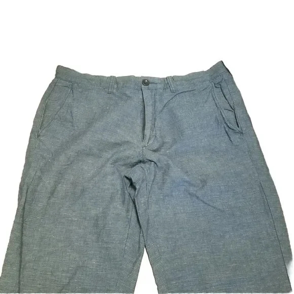 J Crew Baird McNutt 770 Linen Pants Men's Size 32x32 Gray Casual Chino (32x30.5) - Picture 2 of 7